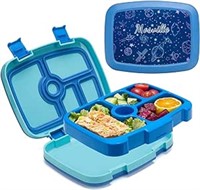 Space Prints Bento Box for Kids, Removable 5 Compa