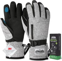 Medium - Haycontour Ski Gloves for Men Women, 3M T