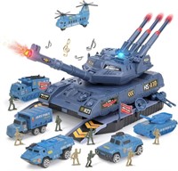 JuanKidbo Army Tank Toy Set , Missile Launcher Mil