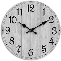 HYLANDA Wall Clock, 10 Inch Rustic Wall Clocks Bat