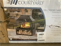 Courtyard outdoor fireplace (?complete?)