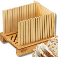 Mama's Great Updated Bamboo Bread Slicer for Homem