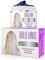Bold Uniq Purple Hair Mask - Toner for Blonde, Pla