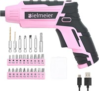 Bielmeier 4V Pink USB Small Power Drill Bit Set fo
