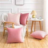 Yonous Pink Combo Set Throw Pillow Covers, Premium