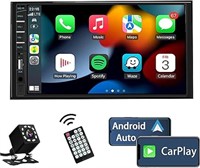 Naifay Double Din Car Stereo Compatible with Apple