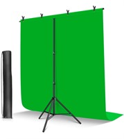 ($89) Green Screen Stand Kit, HEMMOTOP 5x6.5ft