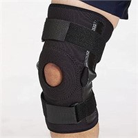 HINGED KNEE SUPPORT (BLACK, XL)
