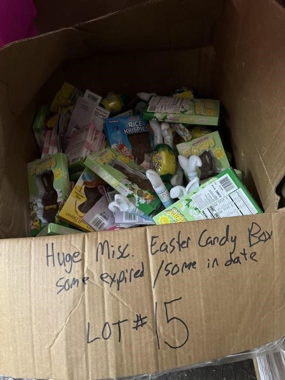 (1) HUGE box of Easter candy