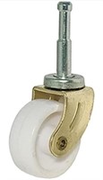 6–pack 24pcs Wheel Caster, White With Wood Stem,