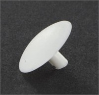 Bag of white Cap Plastique Head Diameter: 1 cm