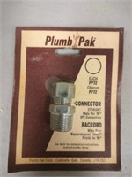 EACH PP72 .  CONNECTOR
STRAIGHT Male For 3/8"