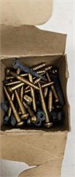 Papco Brass 100 screws ,8" 1/2"