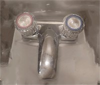 (New) 2-Handle 4" Centerset Bathroom Faucet in