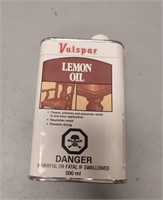 (Sealed) valapar lemon oil  cleans, polishes and