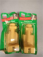 (New) 2 pack BABYGARD Cord Guard general use