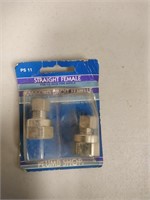 (New) PLUMB SHOP STRAIGHT FEMALE,  FOR 1/2 IRON