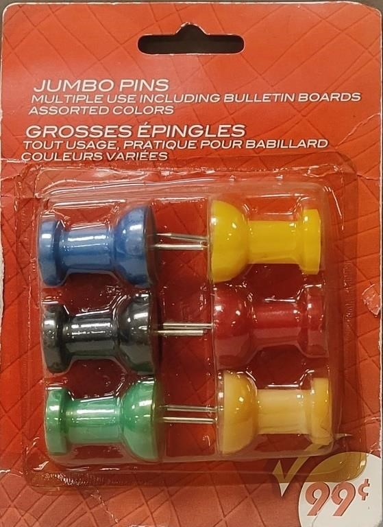6 pcs Jumbo pins



Bm