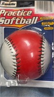 Practice  softball Durable Synthetic Leather