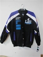 SUPERBOWL 52 LETTER JACKET $249 NEW W/ TAGS NICE