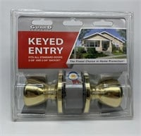 PROFESSIONAL SECURITY KEYED ENTRY Brass