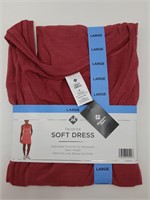 Members Mark red soft dress large