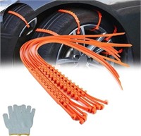 (new)1Set (10Pcs)) - Reusable Snow Tire Chains,