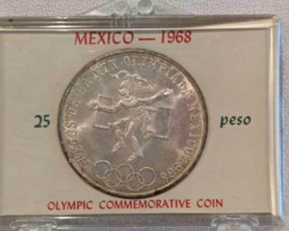 OLYMPIC COMMEMORATIVE 25 PESO COIN