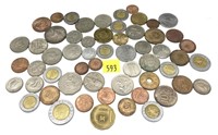 Lot, world coins, 58 pcs.