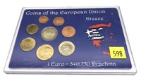 2002 Greek Euro coin set