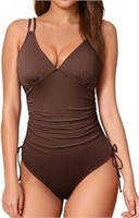 (new)Trendy One Piece Swimsuits for Women V Neck