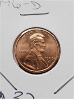 BU 1996-D Lincoln Penny
