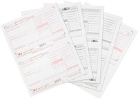 2023 W2 4 Part Tax Forms Kit, 25 Employee Kit of