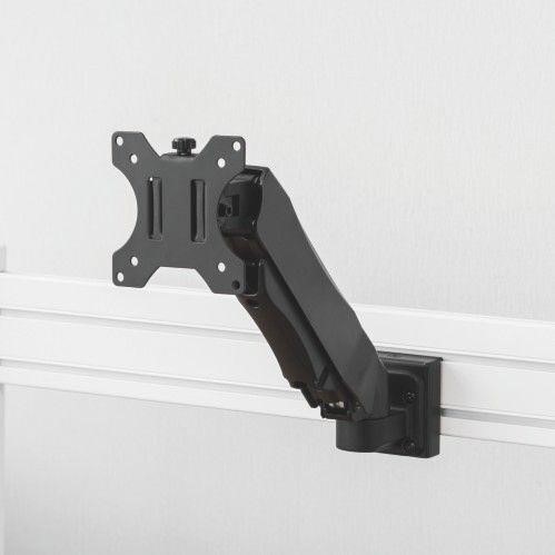 STEEL MONITOR ARM FOR SLAT WALL