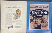 Ivory Soap & Black Jack Gum Ads