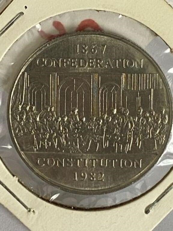 1982 CONSTITUTION CANADA DOLLAR