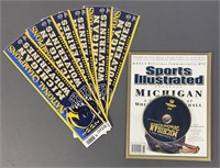 Michigan Wolverines Bumper Stickers & Magazine