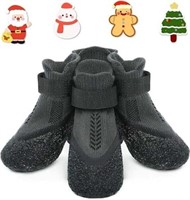 (new) Size:L Idepet Dog Anti Slip Socks with 4