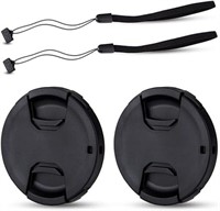 JJC 2-Pack 72mm Front Lens Cap Cover with Deluxe
