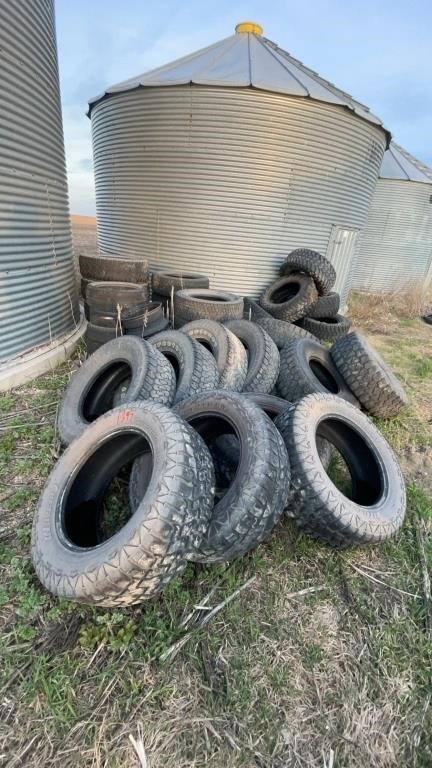 HUGE TIRE LOT!! MANY TRUCK TIRES