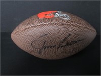 Jim Brown Signed Mini Logo Football RCA COA