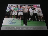 Stephen Ames Signed Signature Shots Card