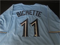 Bo Bichette Signed Jersey COA Pros