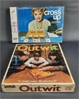 Vintage MB Cross Up and Outwit Games