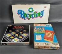 Rubik's You Don't Say and Recycling Games