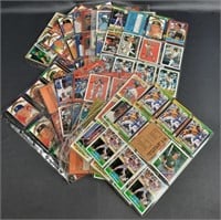 Multiple Sleeves of Assorted Baseball Cards