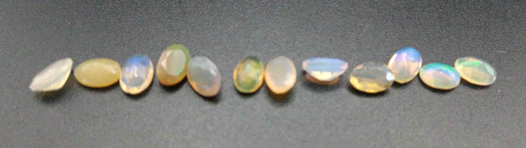 Australian Fire Opals (5mm x 3mm) (X12)
