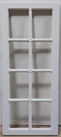 Set Of (4) White Mullion Cabinet Doors