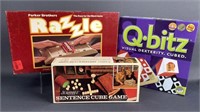 Razzle & Q-bitz & Scrabble Sentence Games