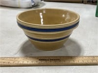 6 Inch Blue Band Stoneware Bowl